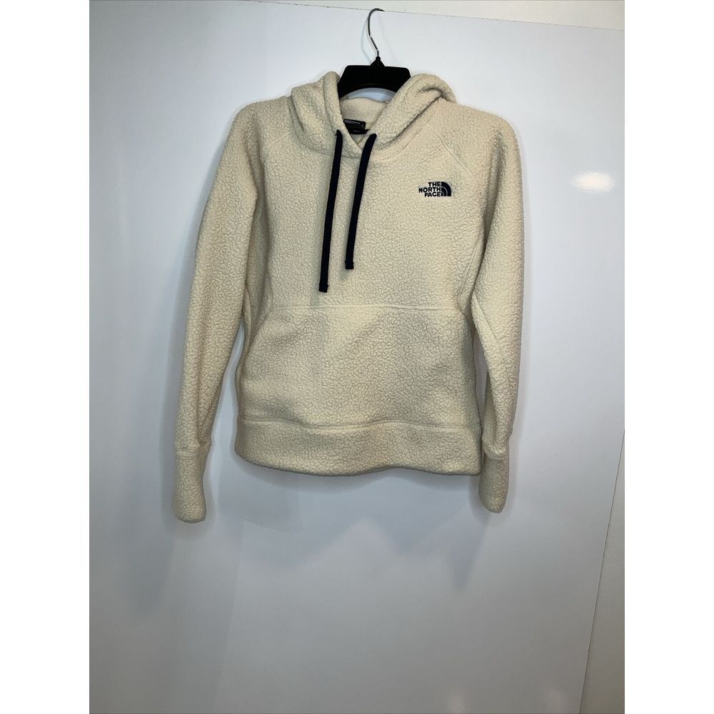 The North Face Women's Hooded‎ Sherpa Sweatshirt,cream/beige Medium